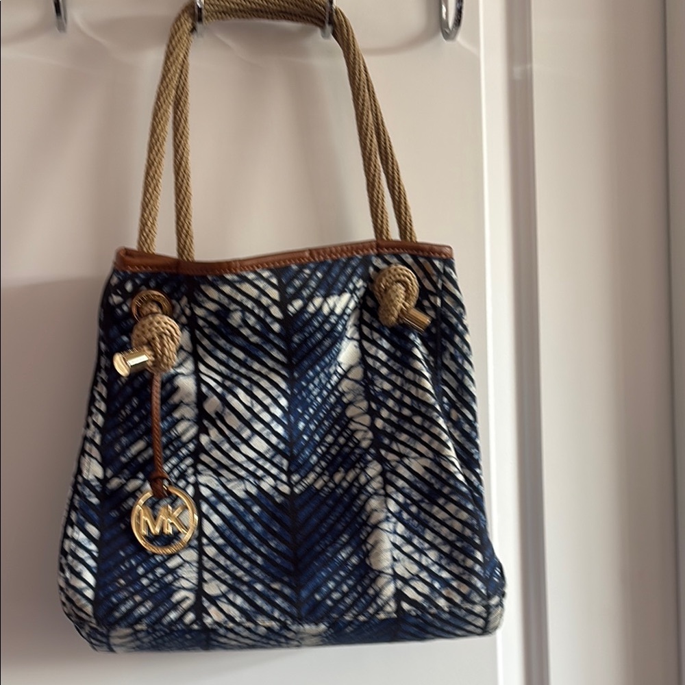 MICHAEL KORS, soft indigo purse